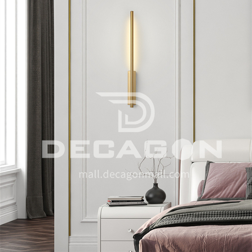 Light luxury minimalist line wall lamp hotel living room bedroom bedside wall lamp aisle simple modern decorative wall lamp-YDH-7001